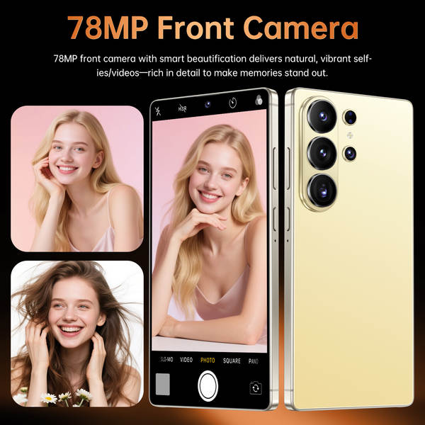 Transfronteiriço S26 smartphone ultra grande ecrã global versão 5g Android 15 explosivos de venda quente 8+256