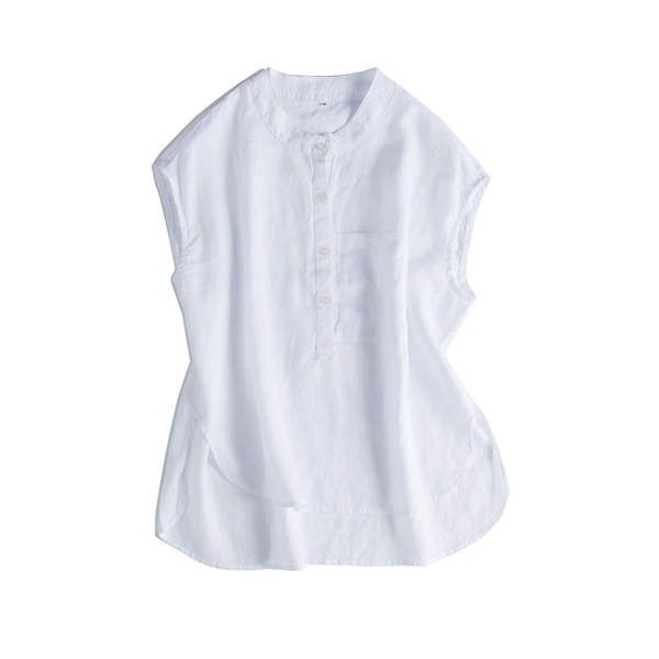 Camiseta de couro curto com mangas curtas e compridas #005