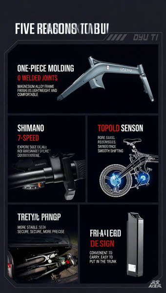 Grande Peixe Fonte Transfronteiriço bicicleta elétrica duas rodas dobrável leve transmissão de velocidade masculina e feminina passo a passo de lazer moda