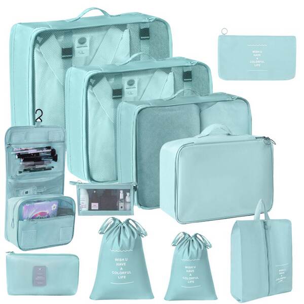 Kit de Organização de Viagem 7 Peças