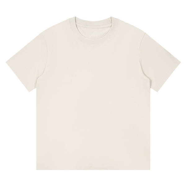 230 gr de corda T-shirt de pulseira curta para homens e mulheres vestido de verão peso pesado algodão puro relaxante roupa de banho pura vestido branco