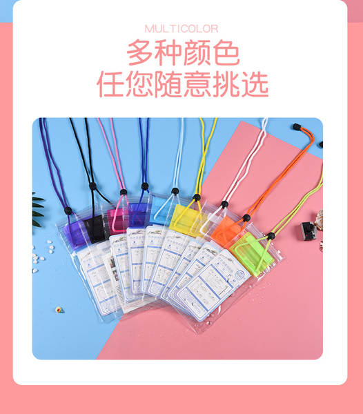 Três bolsas transparentes de telefone celular à prova d'água personalizadas tela táctil mágica bolsas inteligentes à prova d'água fabricantes atacado