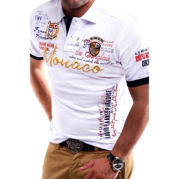 2023 Cross-border Europa e América Camiseta de esportes de lazer de três pedaços POLO camisa de golfe digital impressão de camisa