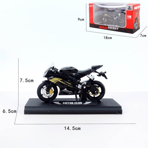 Motocicleta de liga transfronteiriça Ducati Yamaha Kawasaki H2R namorado pedaço de carro Modelo Harley Motocicleta de liga