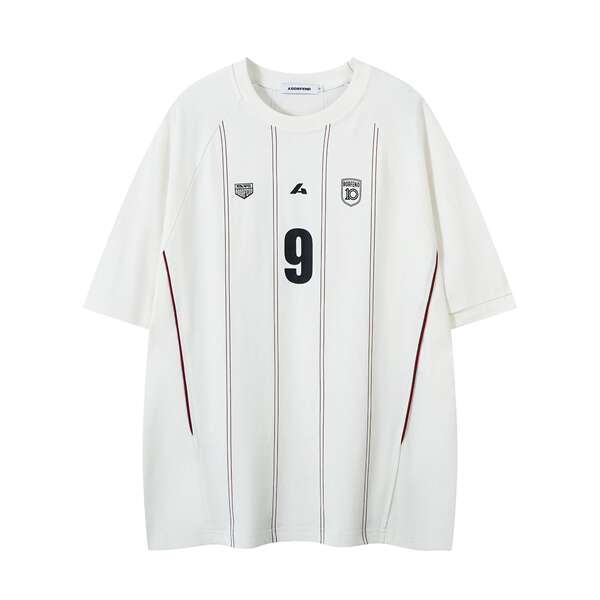 Camiseta esportiva listrada