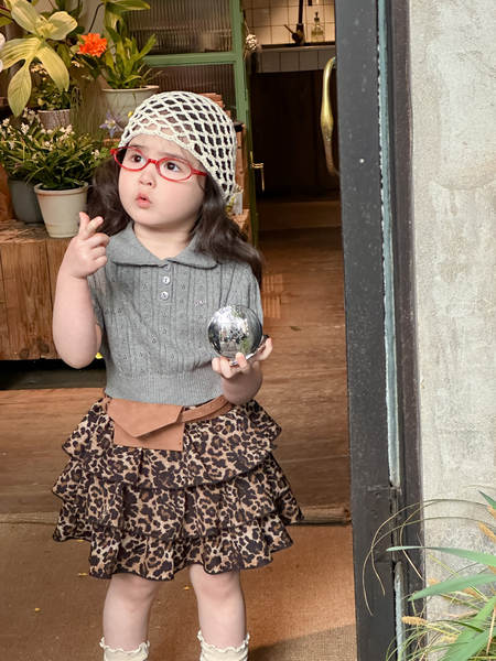 Vestido curto de verão para menina