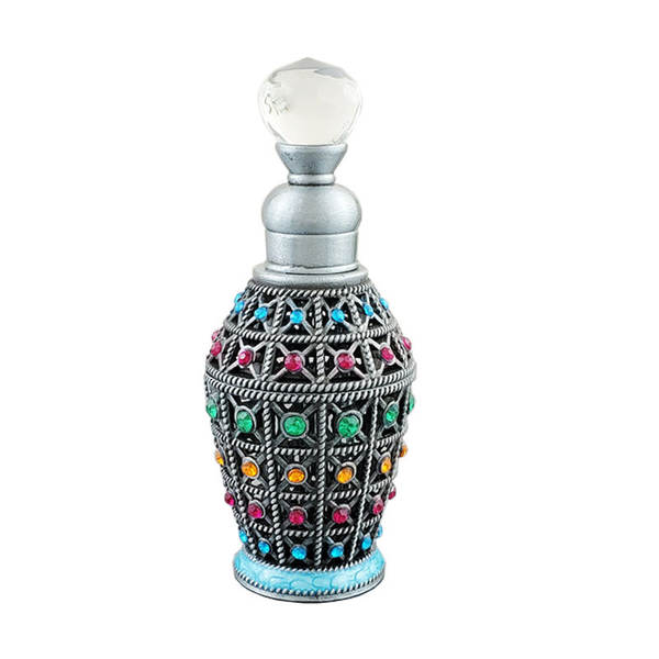 Egipto Dubai Frasco de perfume antigo do Oriente Médio Frasco de perfume de óleo essencial Árabe Frasco de distribuição de óleo essencial 12ml