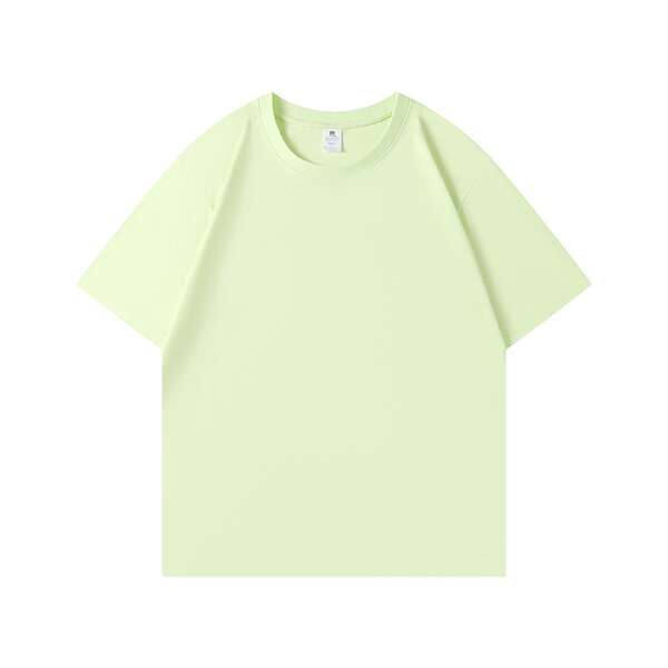Camiseta de algodão puro para crianças 220 gramas de algodão personalizado padrão de logotipo para crianças vestido de verão para o comércio exterior