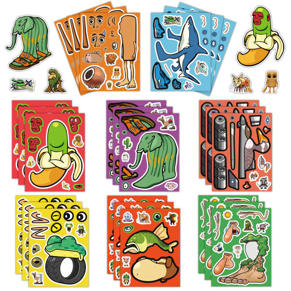 Puzzle de Adesivo para Crianças