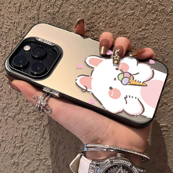 Aplicável Samsung S25Plus Capa de celular S24Ultra Moda S23FE Supernatural Coelho S22 Novo Modelo