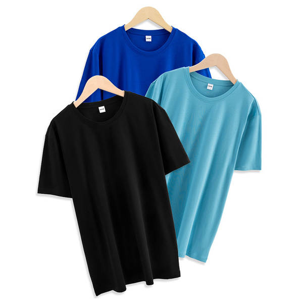 Camiseta masculina de algodão branca