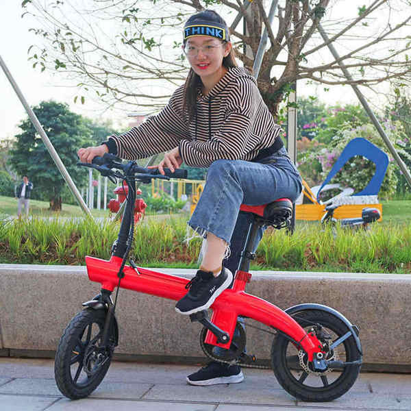 Fábrica de fornecimento direto de 36V250W de bicicletas elétricas dobráveis de alumínio de liga de lítio para pedestres adultos