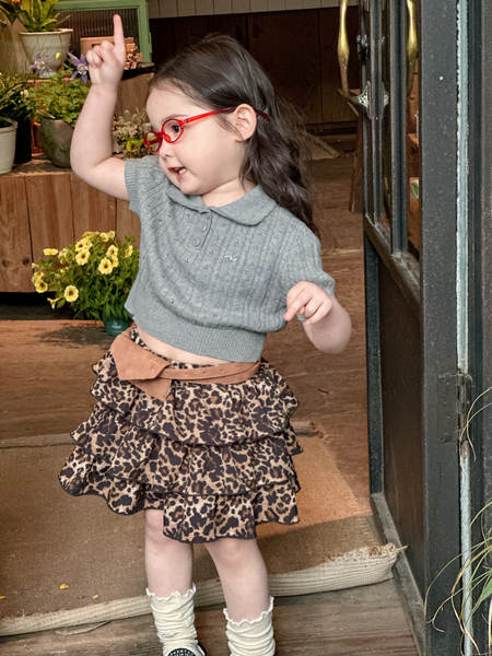 Vestido curto de verão para menina
