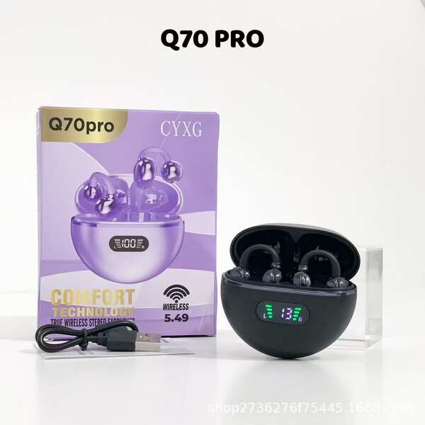 Fabricantes transfronteiriços vendem direto tradução de fones de ouvido de tradução de IA do Bluetooth com baixa latência de toque para fones de ouvido Bluetooth