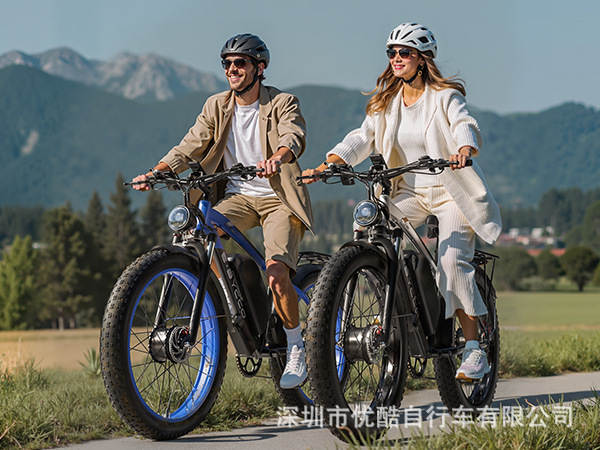 Fabricante atacado Ebycco bicicletas elétricas de dupla direção Novo motor 24*4.0 carrinho de montanha elétrico