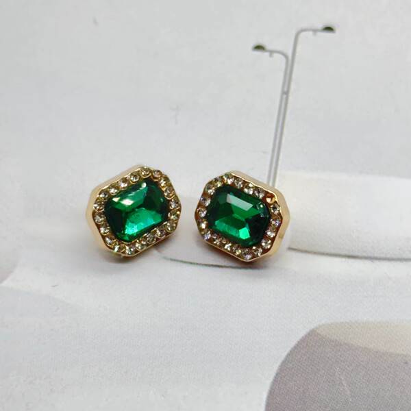 Moda pedras preciosas de metal botões de perfuração uniformes botões de roupa vintage decoração botões simples roupas femininas bonitas