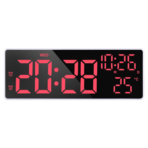 Relógio Digital LED com Termômetro