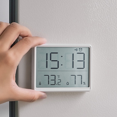 Novo relógio LED de projeção simples transfronteiriço de grande fonte de relógio eletrônico com relógio digital com temperatura 8013