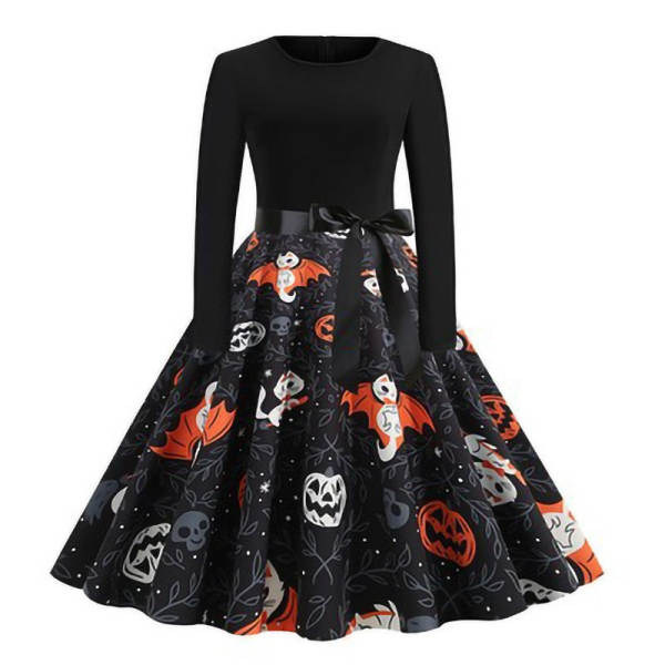 Vestido de neve com flores de inverno