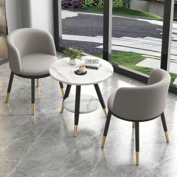 Balcão Cadeiras de mesa de lazer Red Red Red simples barato moda cadeira de vento nórdica cadeira de mesa moderna combinação kit transfronteiriço