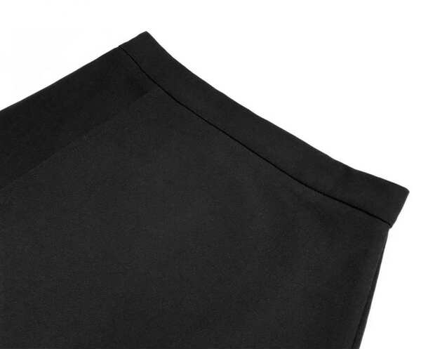 Vestido Preto Longo de Lã