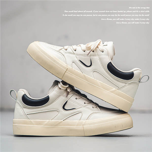2023 Novos sapatos Homens Pequenos sapatos brancos Homens Casal Sapatos de esqui de recreação Homens Sapatos de esportes brancos Homens Sapatos de couro