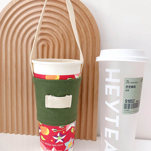 Bolsa de Tecido para Copos de Café