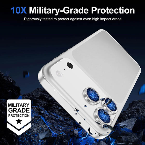 Para o iPhone 17 Pro Max lente de câmera protector de película de vidro estilizado película de alumínio cobertura de tela de liga