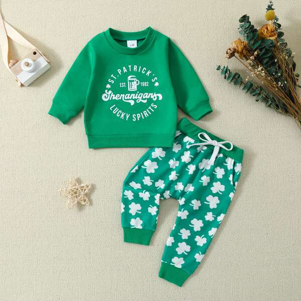 Conjunto de moletom infantil