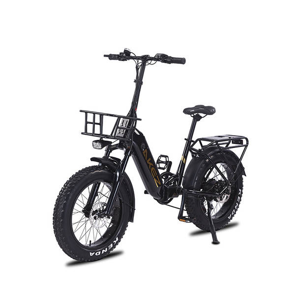 Bicicletas elétricas de 20 polegadas com freio de óleo dobrável de liga de alumínio com assistência elétrica