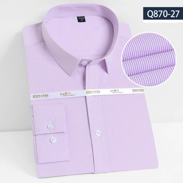 Camisa de bambu masculina longa manga