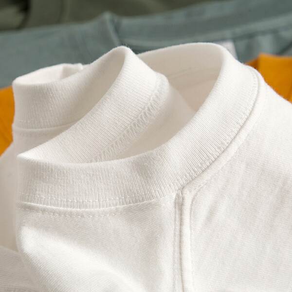 Camiseta branca de algodão