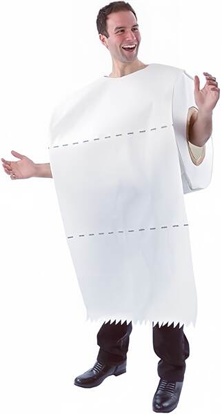 Halloween novo papel higiênico para homens e mulheres maquiagem papel higiênico engraçado cosplay engraçado show