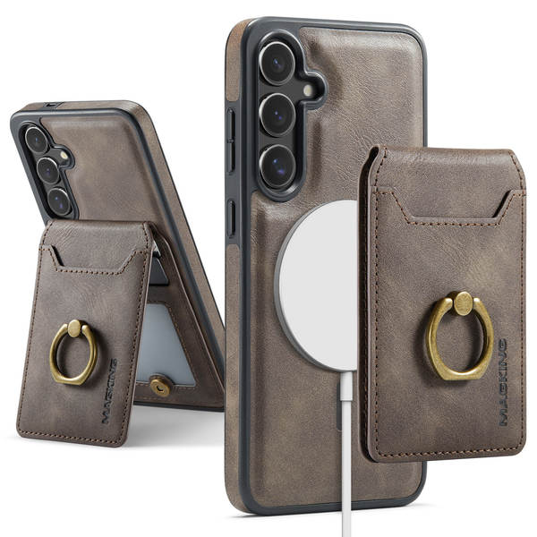 K1 Aplicável Samsung S25 Anel Magnético Sugar Cartão De Proteção S25 Plus Carregador Sem Fio Telemóvel Shellmagsafe