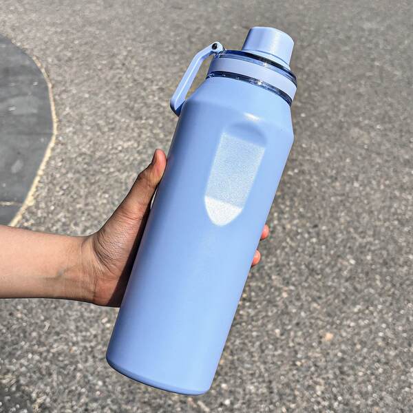 Novo vaso espacial transfronteiriço de negócios de grande capacidade 316 vaso de aquecimento de aço inoxidável ao ar livre com vaso de esporte portátil