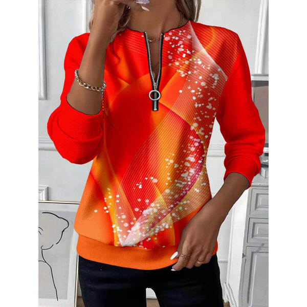 Outono Novo Modelo Europeu e Americano Lingerie Feminino T-Shirt Pós-Símia Vintage Camiseta Desportiva
