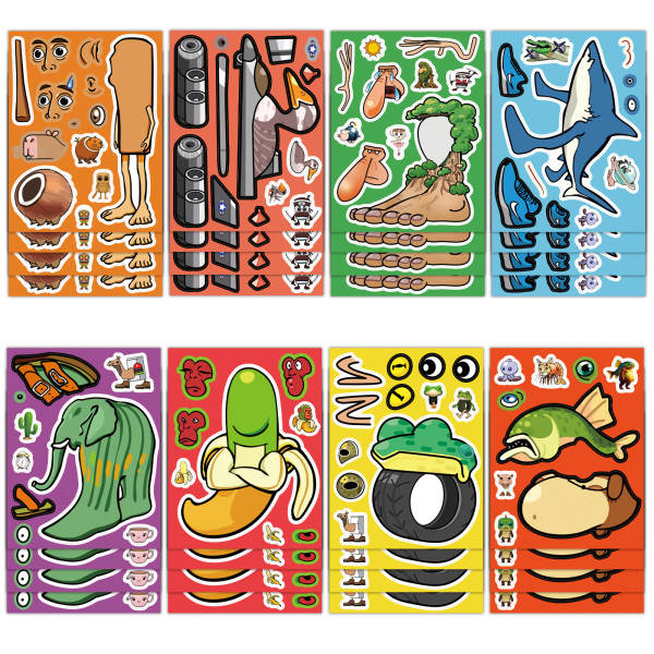 Puzzle de Adesivo para Crianças