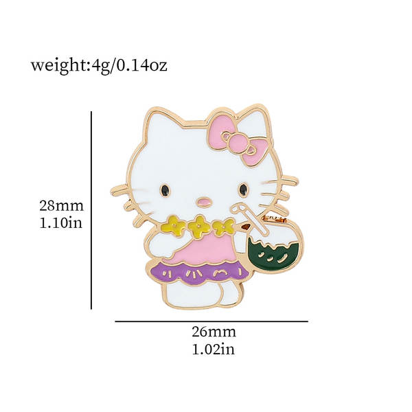 Broche de Gato de Metal