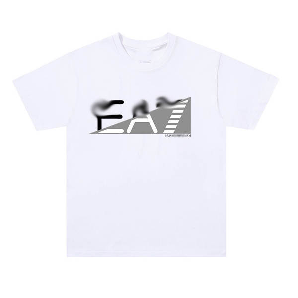 Camiseta Masculina Curta de Algodão
