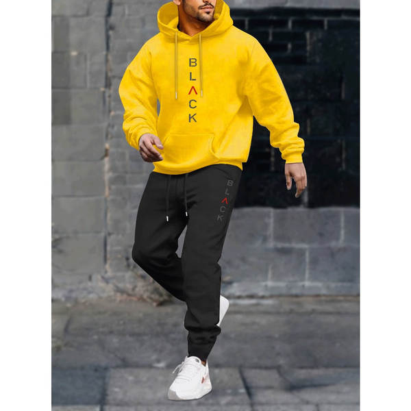 Camiseta de corrida de inverno e calça de corrida de inverno para homens 2 peças