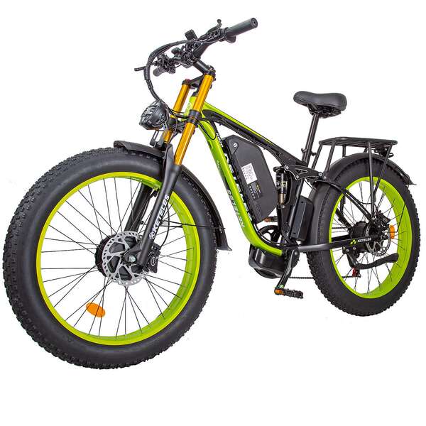 2024 Novo K800P Bicicleta elétrica de dois motores para bicicletas de liga de alumínio offshore