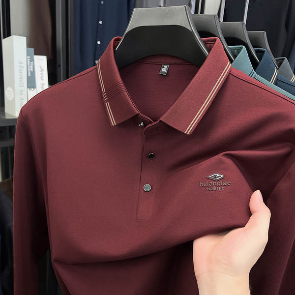 Camisa Polo Longa Manga Masculina