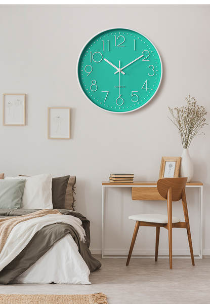 Relógio da sala de estar relógio silencioso relógio simples explosivo relógio da moda da parede relógio da casa estereoscópico 30cm relógio de pedra
