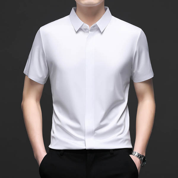 Camiseta de mangas curtas do Sandy para homens para o verão de 2025 para homens com camisa de gelo pura para homens