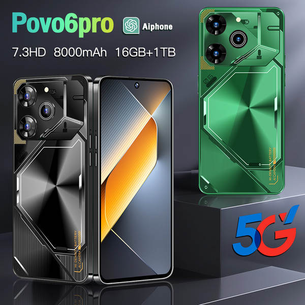 Povo6pro transfronteiriço explosivos de caixa 6,6 polegadas de alta definição 2+16 Android 3G smartphones comércio exterior distribuição no exterior