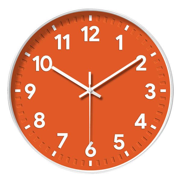 Relógio circular de 12 polegadas simples pendurar relógio sala de estar sensível avançado casa dormitório relógio pendurar decoração de parede relógio atacado