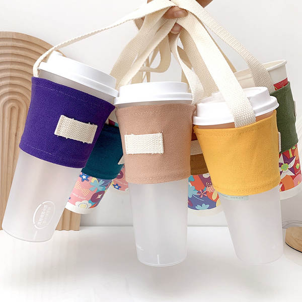 Bolsa de Tecido para Copos de Café