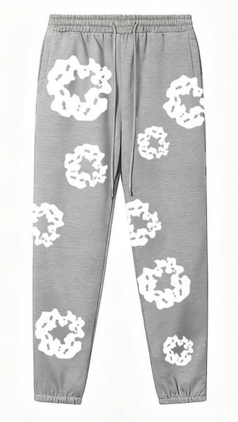 Conjunto de Moletom com Capuz e Impressão