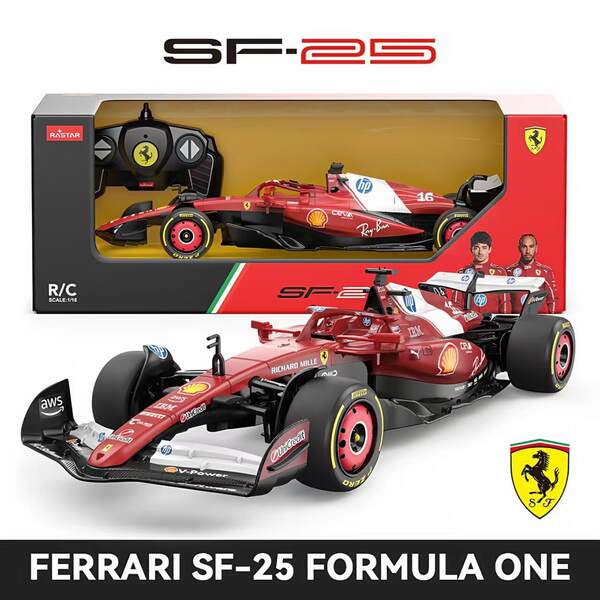 RASTAR/STARLIFE Ferrari F1-75 Remote Control Car 1:18 Equation Racing Original Licenciado modelo brinquedo