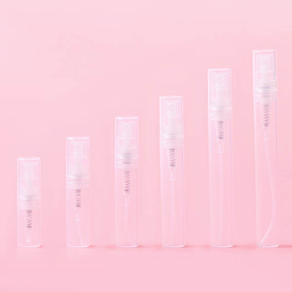 1ML2ML3ML5ml Caderno perfume caneta garrafa de perfume garrafa de pulverização de plástico garrafa de dispersão de prova de perfume pequeno